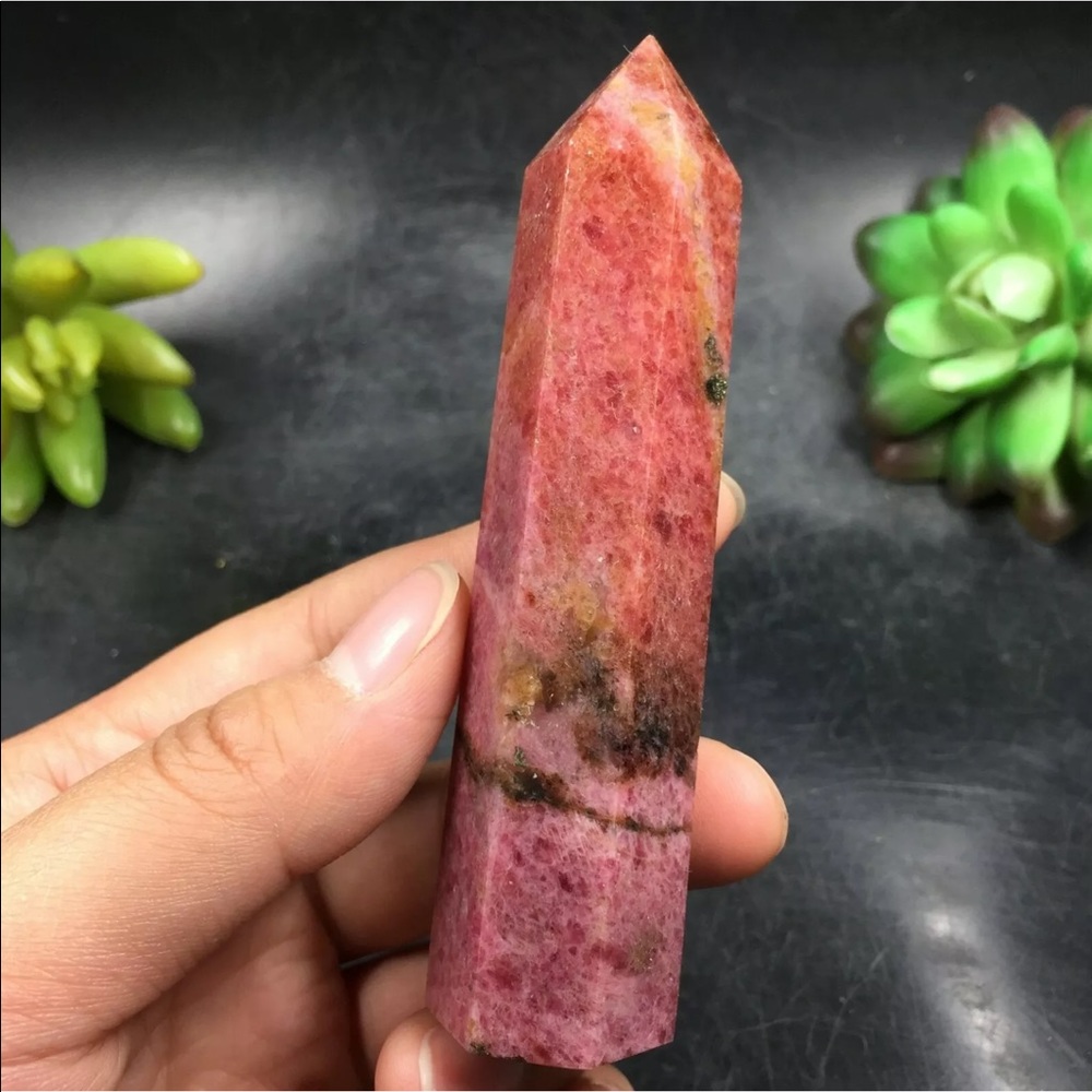 ✨Charged✨ pink tourmaline gemstone tower 118 grams - Picture 5 of 5